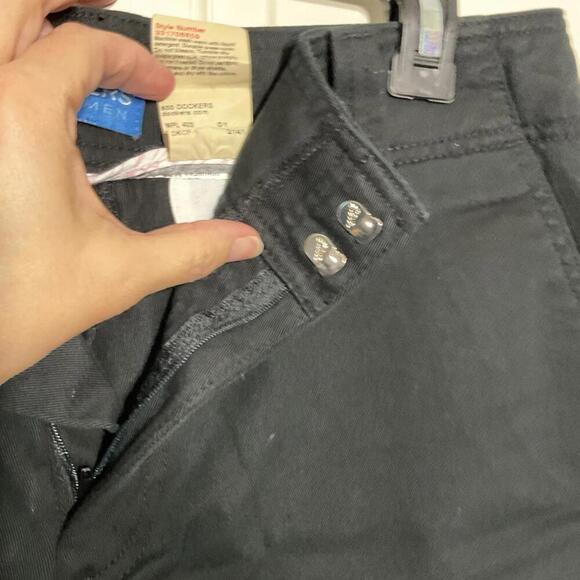 Dockers Black Bermuda Shorts Cotton Blend size 12P - Picture 5 of 8